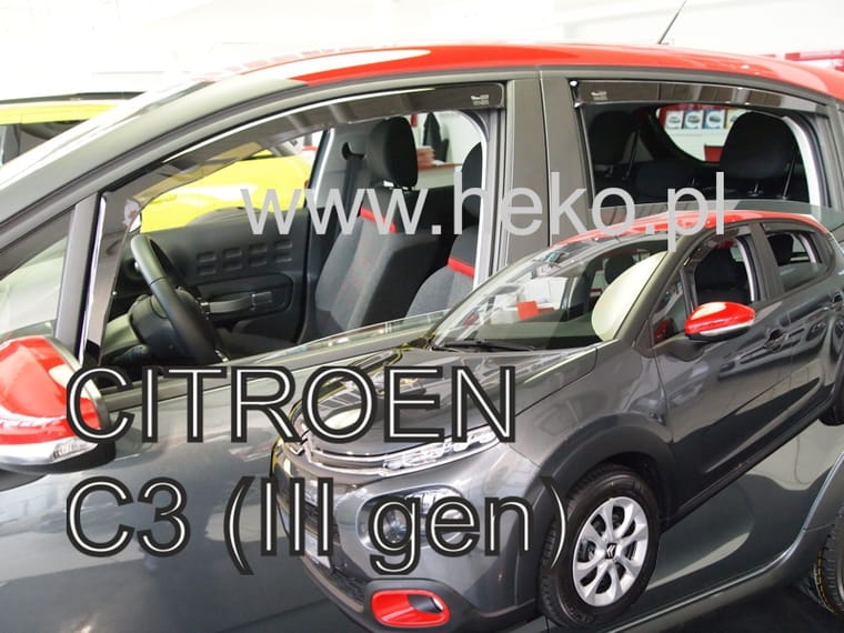 Paravanturi Heko Compatibile Citroen C3 2016-Prezent Hatchback