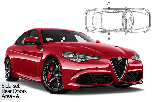 Parasolare Carshades Compatibile Alfa Romeo Giulia 2015-Prezent Sedan