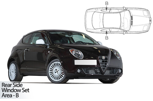 Parasolare Carshades Compatibile Alfa Romeo Mito 2008-2018