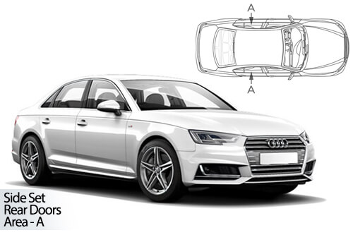 Parasolare Carshades Compatibile Audi A4 B9 2016-Prezent Sedan/ Berlina