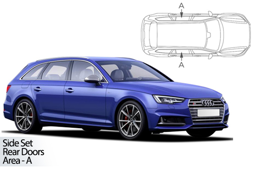 Parasolare Carshades Compatibile Audi A4 B9 2016-Prezent Combi/ Break