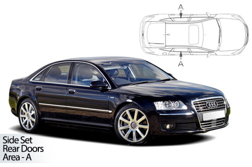 Parasolare Carshades Compatibile Audi A8 D3 2002-2009 Sedan/ Berlina