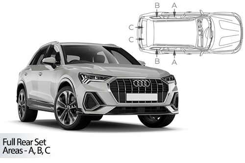 Parasolare Carshades Compatibile Audi Q3 Sportback 2020-Prezent SUV