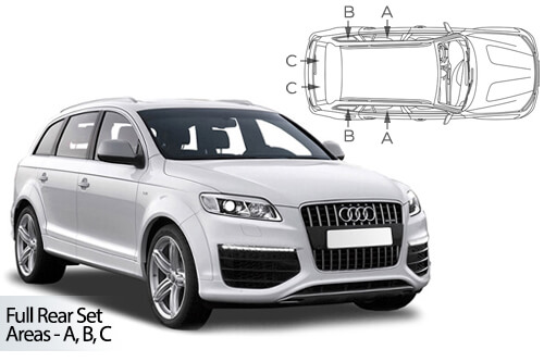 Parasolare Carshades Compatibile Audi Q7 I 2006-2015 SUV