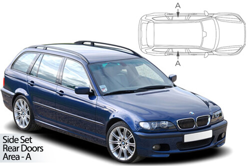 Parasolare Carshades Compatibile Bmw Seria 3 E46 1998-2005 Combi/ Break