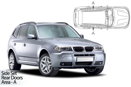 Parasolare Carshades Compatibile Bmw X3 E83 2005-2010 SUV