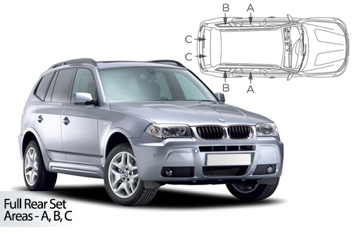 Parasolare Carshades Compatibile Bmw X3 E83 2005-2010 SUV