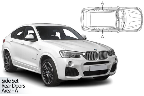 Parasolare Carshades Compatibile Bmw X4 F26 2013-2018 SUV