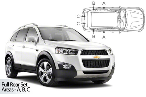 Parasolare Carshades Compatibile Chevrolet Captiva Facelift 2011-2018 SUV