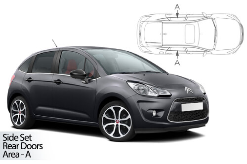 Parasolare Carshades Compatibile Citroen C3 2009-2016 Hatchback