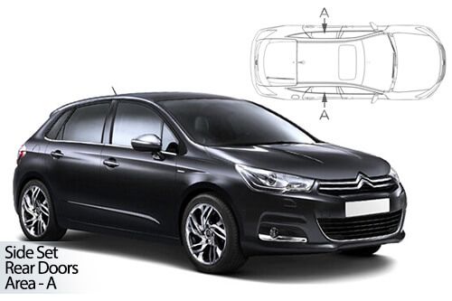 Parasolare Carshades Compatibile Citroen C4 II 2010-2018 Hatchback