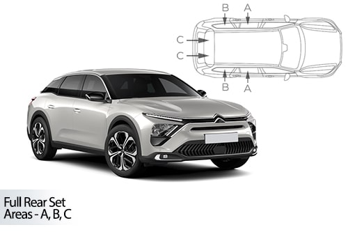 Parasolare Carshades Compatibile Citroen C5 X 2021-Prezent SUV