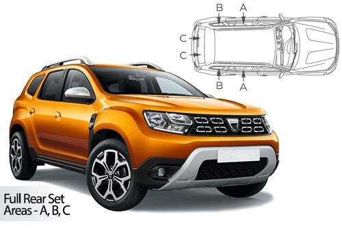 Parasolare Carshades Compatibile Dacia Duster II 2018-Prezent SUV