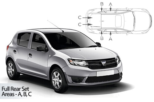 Parasolare Carshades Compatibile Dacia Sandero II 2012-2020 Hatchback