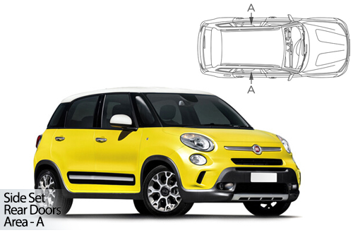 Parasolare Carshades Compatibile Fiat 500L 2012-Prezent Hatchback