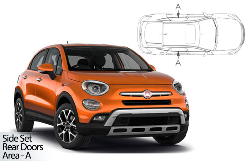 Parasolare Carshades Compatibile Fiat 500X 2014-Prezent SUV