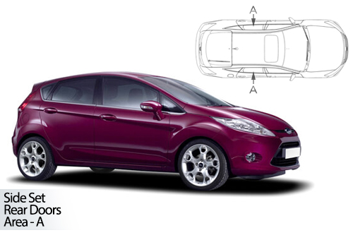 Parasolare Carshades Compatibile Ford Fiesta Mk6 2008-2019 Hatchback