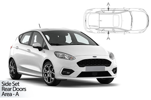 Parasolare Carshades Compatibile Ford Fiesta Mk7 2017-2023 Hatchback