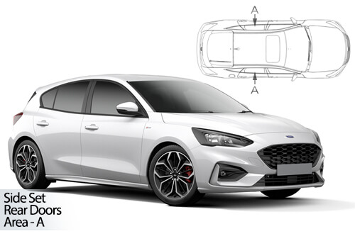 Parasolare Carshades Compatibile Ford Focus Mk4 2018-Prezent Hatchback