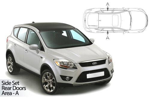 Parasolare Carshades Compatibile Ford Kuga I 2008-2012 SUV