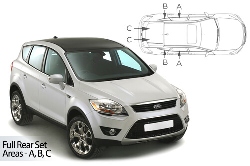 Parasolare Carshades Compatibile Ford Kuga I 2008-2012 SUV