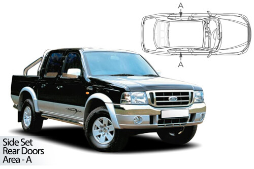 Parasolare Carshades Compatibile Ford Ranger III 2006-2011 Pick-Up