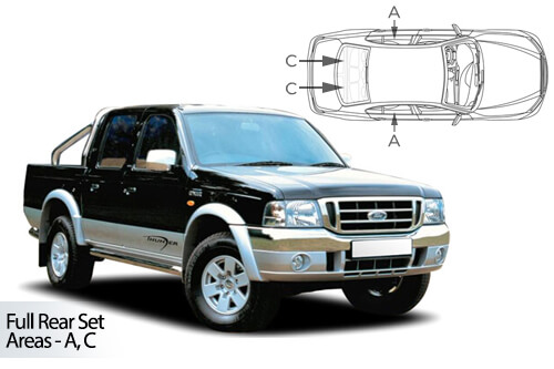 Parasolare Carshades Compatibile Ford Ranger III 2006-2011 Pick-Up