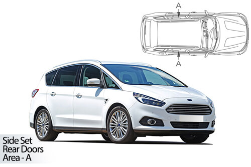 Parasolare Carshades Compatibile Ford S-Max II 2014-2023 Monovolum