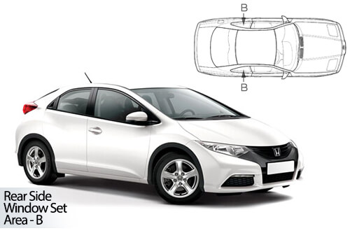 Parasolare Carshades Compatibile Honda Civic IX 2011-2015 Hatchback