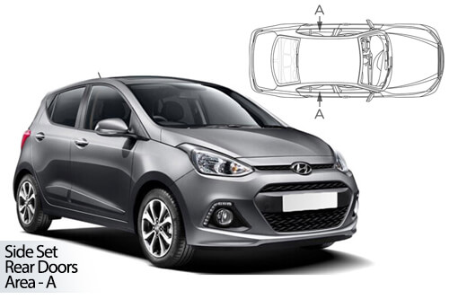 Parasolare Carshades Compatibile Hyundai i10 II 2013-2019 Hatchback