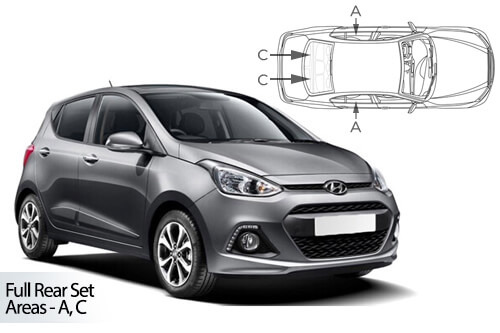 Parasolare Carshades Compatibile Hyundai i10 II 2013-2019 Hatchback