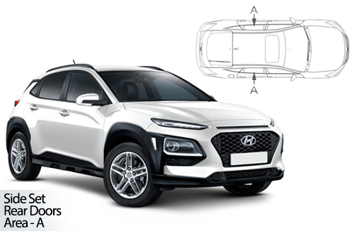 Parasolare Carshades Compatibile Hyundai Kona I 2017-2023 SUV