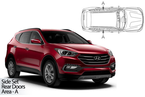 Parasolare Carshades Compatibile Hyundai Santa Fe III 2012-2018 SUV