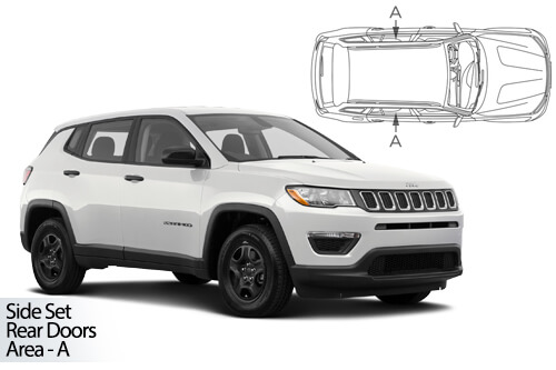 Parasolare Carshades Compatibile Jeep Compass II 2017-Prezent SUV