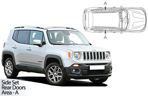 Parasolare Carshades Compatibile Jeep Renegade 2014-Prezent SUV