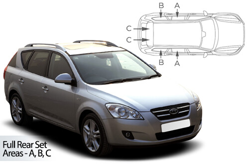 Parasolare Carshades Compatibile Kia Ceed I 2006-2012 Combi/ Break