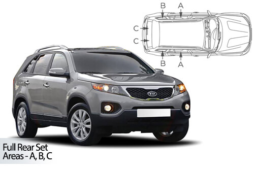 Parasolare Carshades Compatibile Kia Sorento II 2009-2015 SUV