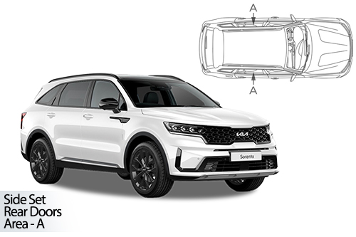 Parasolare Carshades Compatibile Kia Sorento IV 2020-Prezent SUV