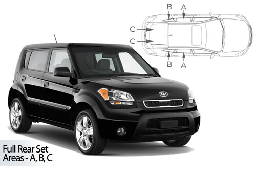 Parasolare Carshades Compatibile Kia Soul I 2008-2013 SUV