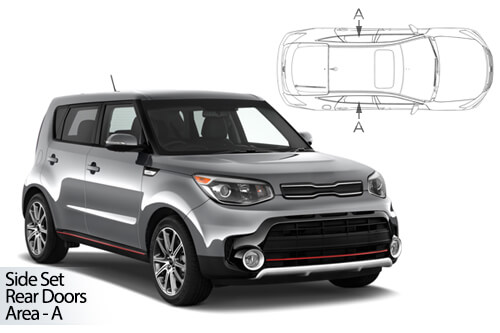 Parasolare Carshades Compatibile Kia Soul II 2013-2019 SUV