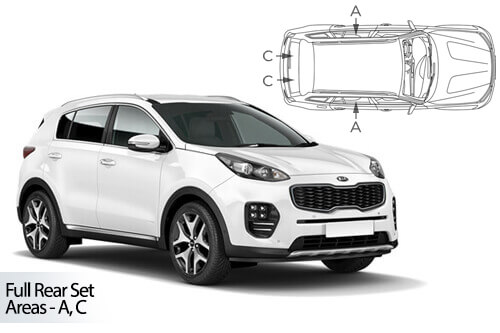 Parasolare Carshades Compatibile Kia Sportage IV 2016-2021 SUV