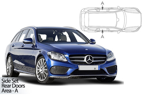 Parasolare Carshades Compatibile Mercedes C Class W205 2014-2021 Combi/ Break