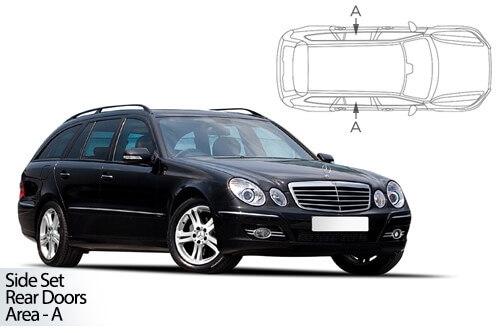 Parasolare Carshades Compatibile Mercedes E Class W211 2002-2009 Combi/ Break