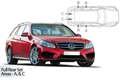 Parasolare Carshades Compatibile Mercedes E Class W212 2009-2016 Combi/ Break