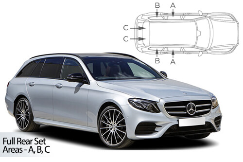 Parasolare Carshades Compatibile Mercedes E Class W213 2016-2023 Combi/ Break