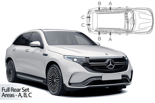 Parasolare Carshades Compatibile Mercedes Eqc N293 2018-2023 SUV