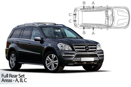 Parasolare Carshades Compatibile Mercedes Gl X164 2006-2012 SUV