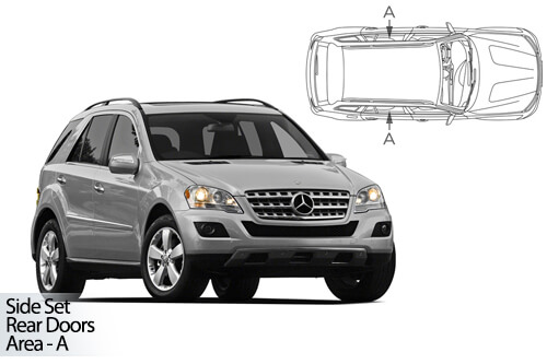 Parasolare Carshades Compatibile Mercedes M Class W164 2005-2011 SUV