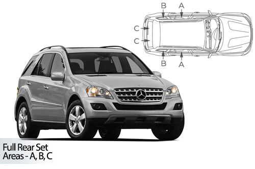 Parasolare Carshades Compatibile Mercedes M Class W164 2005-2011 SUV