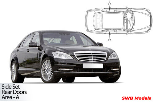 Parasolare Carshades Compatibile Mercedes S Class W221 2006-2013 Sedan/ Berlina